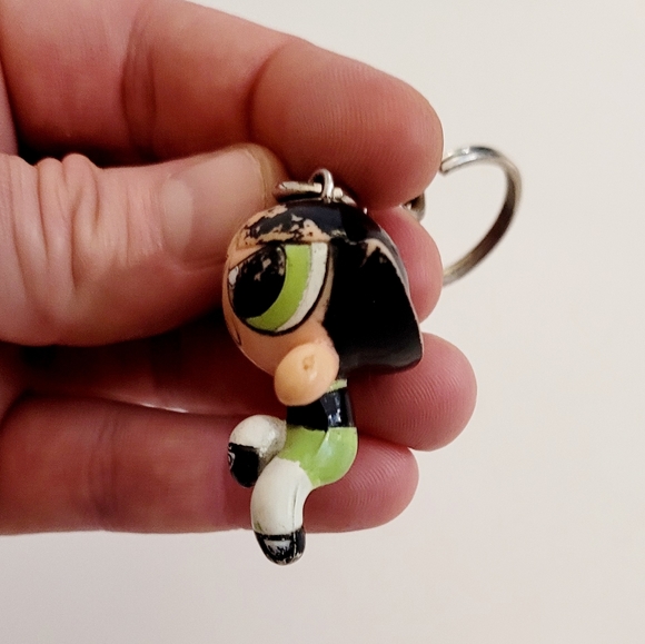 Vintage Buttercup PowderPuff Keychain - Picture 5 of 7